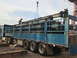 二手鋼結構發貨現場